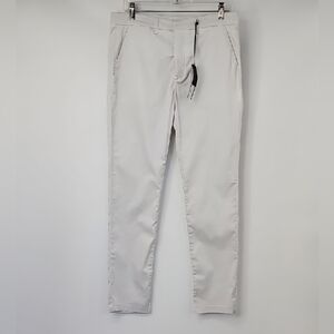 Marciano Guess Slim Leg Mid Rise Pants w Pockets Lite Gray Office Corpcore Prepp